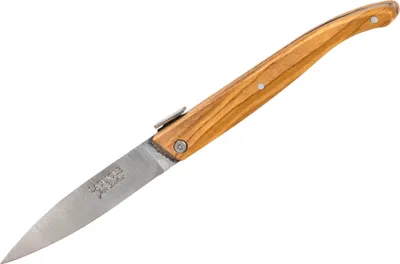 Image de Jean Dubost Laguiole Taschenmesser mit Lederhalter