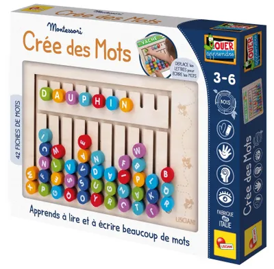 Zdjęcie produktu dla Montessori – edukacyjna gra słowna dla dzieci od 3 roku życia