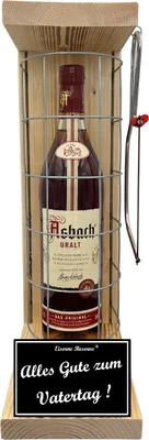 Produktbild von Asbach Uralt - Alles Gute zum Vatertag - Eiserne Reserve Gitterkäfig Geschenk zum Vatertag