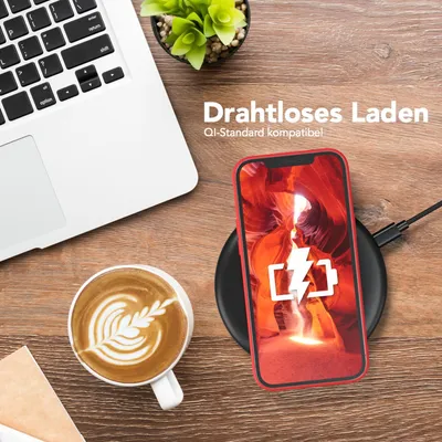 Produktbild von EAZY CASE - TPU Hülle für Apple iPhone 12 Pro Max, TPU Case stoßfeste Handyhülle, weiches Cover mit Kameraschutz, Silikonhülle in Rot