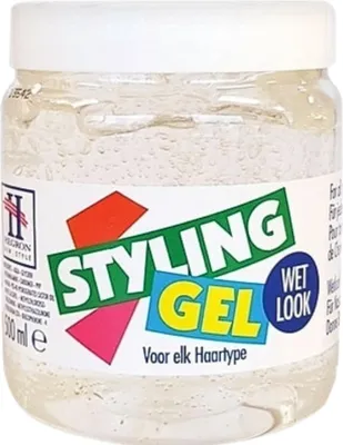 Image de Hegron - Gel coiffant - Wet-Look blanc - Finition brillante - 150 ml - 1 pièce