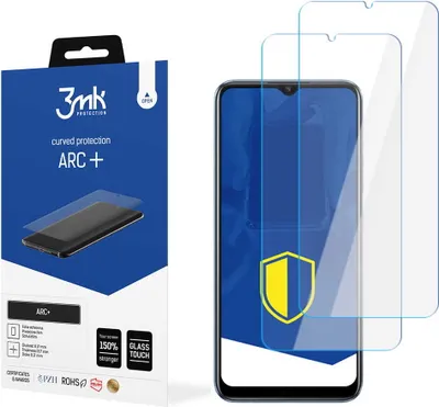 Produktbild von 3mk Display Schutzfolie ARC+ für Realme C25s  0,17mm Self-Heal (2 Stück)