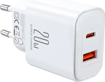 Zdjęcie produktu dla JOYROOM Charger Flash Joyroom  JR-TCF05, (EU) 20W A+C (white)