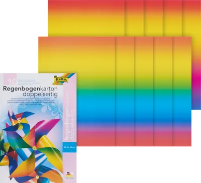 Image de folia 775 folia Regenbogenkartonmappe, 225 x 320 mm, 200 g/qm