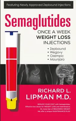 A book cover promoting Semaglutides for weight loss injections.