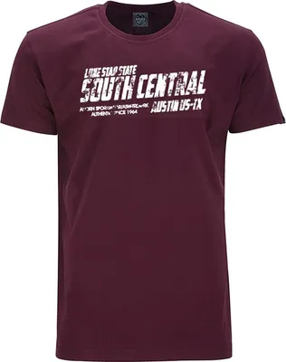 Produktbild von Übergrößen T-Shirt Lone Star weiß AHORN SPORTSWEAR Maroon Red 8XL