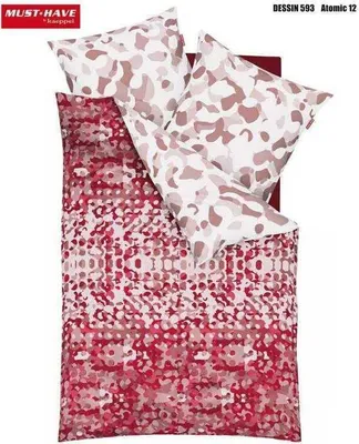 Produktbild von Kaeppel Mako-Satin Bettwäsche 135x200 + 80x80 cm Rot