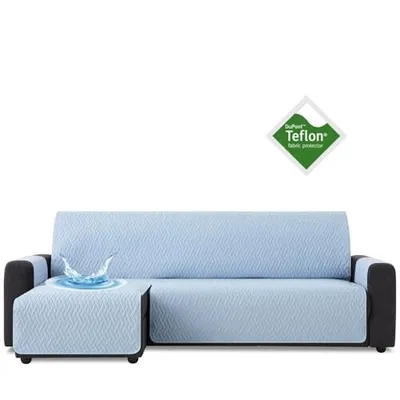 Produktbild von Bestcovers Teflon Wasserdichtes Sesselüberwürf Sesselschoner Schonbezug Sofabezug (Blau, 200cm Left)