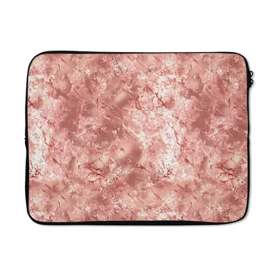 Produktbild von MuchoWow® Laptop Hülle 15 Zoll Rosa - Marmor - Edelsteine - Luxus Laptoptasche - Laptoptasche - Sleeve - Rundum-Schutz