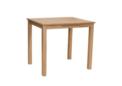 Produktbild von Woodroom Tisch Kota Hevea massiv eichefarbig lackiert 70x75x70 cm