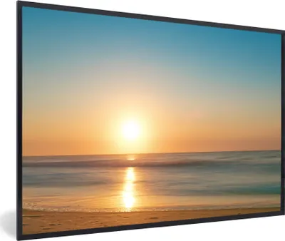 Produktbild von MuchoWow® MuchoWow® Gerahmtes Poster Meer - Farben - Sonne 60x40 cm - Poster mit zchwarzem Bilderrahmen - Printing - Wanddeko Schlafzimmer
