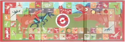 Produktbild von SCRATCH Magnetbrettspiel To Go – Gänsebrett – Dino