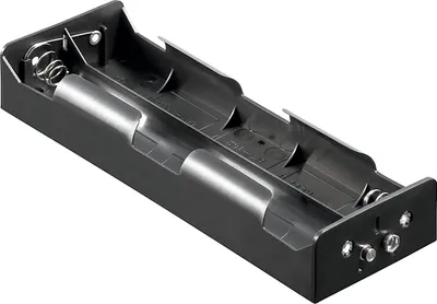 Obrázek produktu pro Goobay 11979 Držák baterií 6x D (mono), černý - tlačítkový
