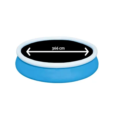 Produktbild von Comfortpool Pro - Sonnensegel/-abdeckung Runder Swimmingpool - Geeignet für Pools mit ø366 cm - Schwarz