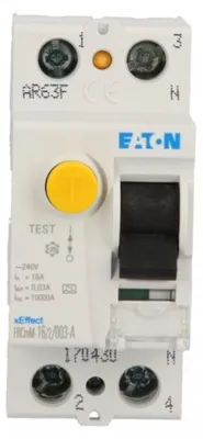 Image de Eaton interrupteur différentiel, 16A, 2p, 30mA, type A 170430