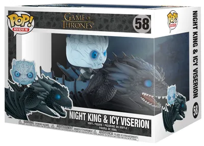 Produktbild von Game of Thrones - Night King & Icy Veserion 58 Glows in the Dark - Funko Pop! -