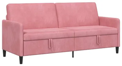 Produktbild von vidaXL Sofa mit Stauraum Rosa 192 x 78 x 87 cm Polyester