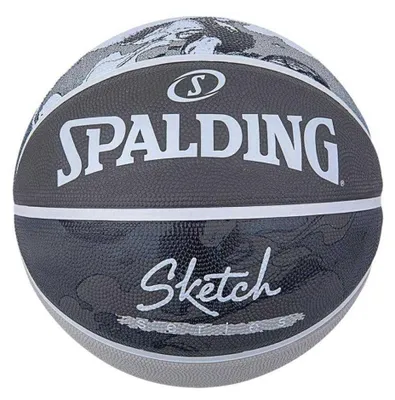 Immagine prodotto di Spalding - Pallone da basket "Sketch Jump" PP7123 (7) (nero/grigio)