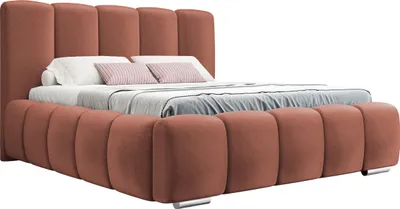 Produktbild von MIRJAN24 Polsterbett Wizko, Doppelbett mit Bettkasten, Ehebett, Leistenlattenrost aus Holz (Farbe: Kronos 29, Größe: 180x200 cm)
