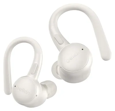 Image de Belkin SoundForm ActiveFit Casque Avec fil &sans fil Crochets auriculaires Appels/Musique USB Type-C Bluetooth Blanc