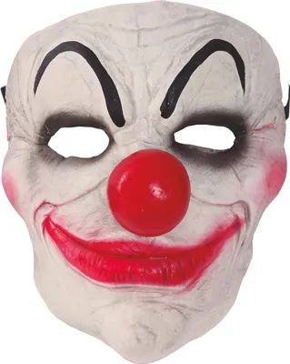 Produktbild von Clown Halloween Maske Gruseliger Zirkus Horror Karneval Gesicht Verkleidung Scary Party Zubehör Verblüffender Joker Film Kostüm Spaß, Farbe: Weiß