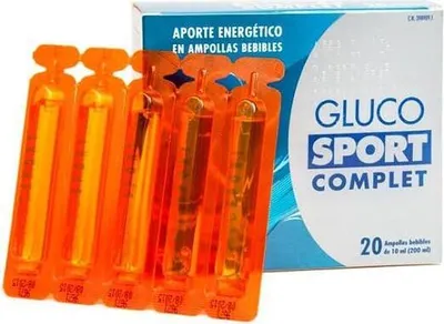 Produktbild von Faes Farma Gluco Sport Complet 20 Trinkampullen