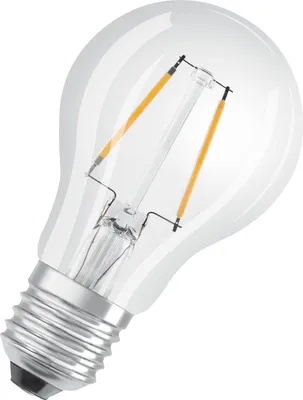 Zdjęcie produktu dla OSRAM LED Star przezroczysta żarówka LED, trzonek E27, ciepła biel (2700K), kształt żarówki, zamiennik tradycyjnych żarówek 15W, opakowanie 1 szt