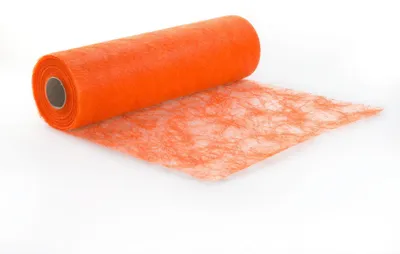 Produktbild von Tischläufer aus Polyester in Orange, 25 m