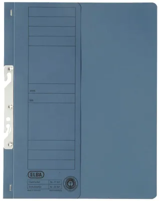 Immagine prodotto di Elba 100560021 Cucitrice a gancio - pinzatura ufficiale, mezza copertina, A4, blu