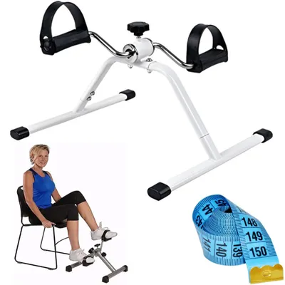 Zdjęcie produktu dla Mini Rower Treningowy z Pedałami Rehabilitacja i Trening w Domu Trenażer + Miara 150cm