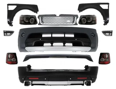Imagen del producto de Kit de carrocería para Range Rover Sport L320, modelo restyling de 2010 a 2013, diseño Autobiography, incluye parachoques.