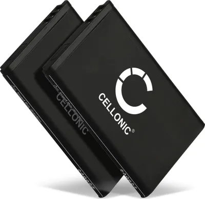 Immagine prodotto di CELLONIC 2x Batteria per Telefono fisso Compatibile con Snom M65, Compatibile con NEC SV9100, Compatibile con Telekom Sinus A806, Compatibile con Toshiba 10000060 – (1200mAh, 3.7V)