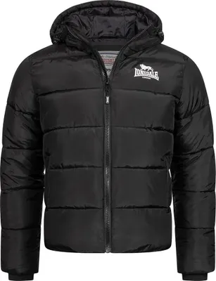 Productafbeelding van Lonsdale heren winterjas Trover, zwart/wit, maat M