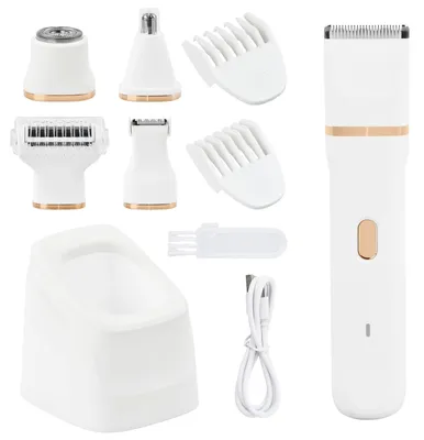 Produktbild von Rasierer Damen 5-in-1 Intimrasierer für Frauen Damenrasierer Elektrisch IPX7 Wasserdicht Damen Bikini Trimmer Gesichtshaarentferner für Frauen