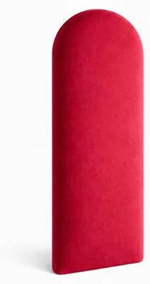 Produktbild von Polsterpaneel - Wandkissen 70x25cm - Wandpolster - Bettkopfteil - Wandpaneel 3D Rot