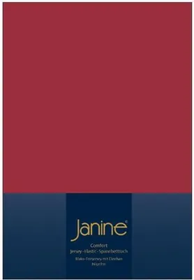 Produktbild von Janine Topper Spannbetttuch, Spannbettlaken in allen Größen und Farben 140 cm x 200 cm x 160 cm x 200 cm granat