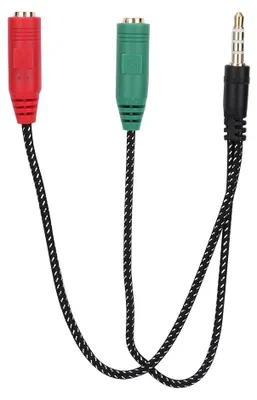Image de Adaptateur audio 1 en 2, transfert rapide des données, fiche mâle vers fiche femelle, répartiteur 3,5 mm pour MP3