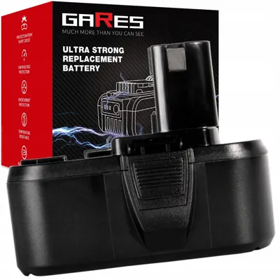 Obrázok produktu pre GARES Akumulátor Batéria pre Ryobi OLT1830 R18HR RCD1802 | 18 V  | Zosilnená séria High-Performance | Vysoký výkon | Gares
