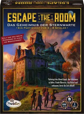 Produktbild von Thinkfun Familienspiel Logikspiel Escape the Room Geheimnis der Sternwarte 76313
