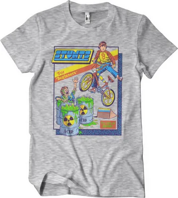 Produktbild von Stunts For Beginners T-Shirt - Large - HeatherGrey