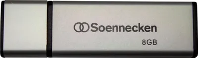 Obrázek produktu pro Soennecken USB flash disk 71612 2.0 8GB černý/stříbrný