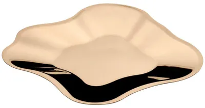 Produktbild von Goldfarbene Schale aus Edelstahl, 18,2 x 18,2 x 5 cm