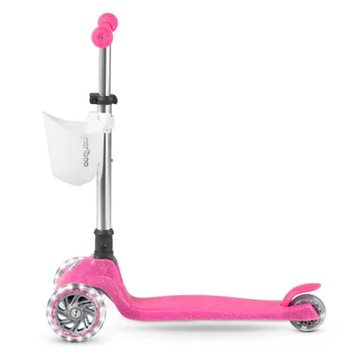 Produktbild von Dreirädriger Klapproller mit LED-Rollen, leuchtend im Dunkeln, Cariboo Ghost