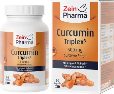 Produktbild von ZeinPharma Curcumin Triplex3 500 mg Kapseln, 90 St. Kapseln