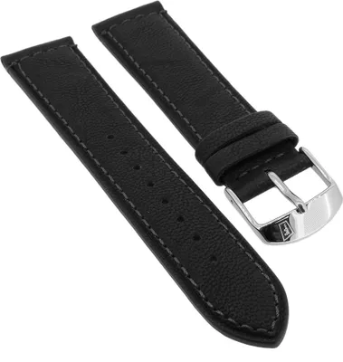 Produktbild von Festina Chrono ► Uhrenarmband 21mm schwarz Leder graue Naht ► F16870