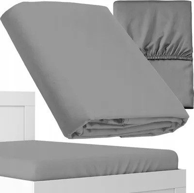 Zdjęcie produktu dla Deco4Home Prześcieradło Microsatyna Pure | 220x200cm | Szare