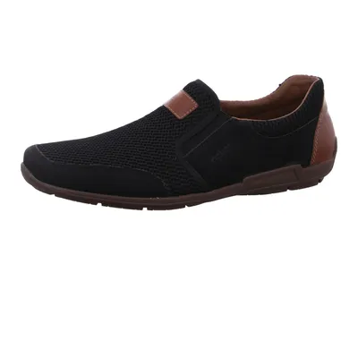 Obrázek produktu pro Pánská slip-on nízká obuv Rieker perforovaná strečová 09069, velikost:42 EU, barva:černá