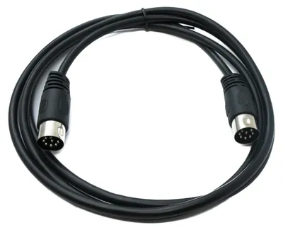 Produktbild von System-S S-Video Kabel 150 cm Din 8 Pin Stecker zu Stecker Schwarz