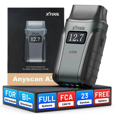 Produktbild von OBD2-Scanner – Diagnosewerkzeug für Fahrzeuge – Fehlercode-Auslesegerät – Bluetooth-Adapter – Fahrzeugscanner