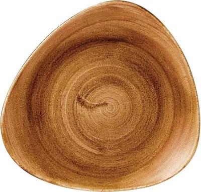 Produktbild von CHURCHILL Stonecast Vintage Copper Teller flach, triangle, ø: 265 mm
